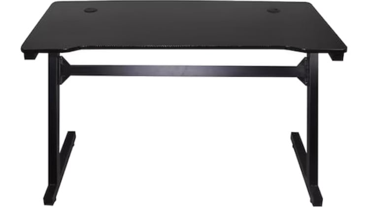 Γραφείο Gaming Woodwell Τ. από Carbon Steel από Μελαμίνη 120x60cm - Μαύρο