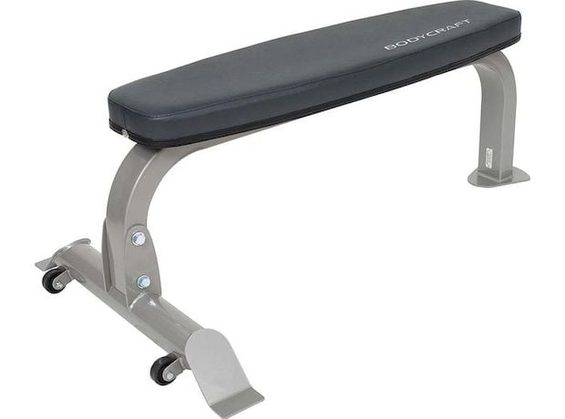 Οριζόντιος Πάγκος Γυμναστικής Bodycraft F600 122x72x44.5cm - Μαύρο/ Γκρι