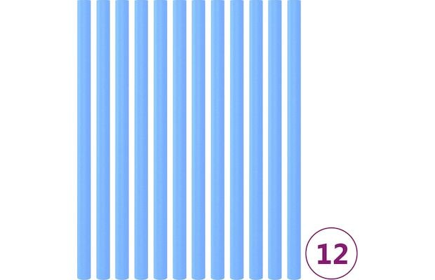 VidaXL Προστατευτικά Αφρού 12 Τμχ για Στύλο Τραμπολίνου Ø2.5cm - Μπλε