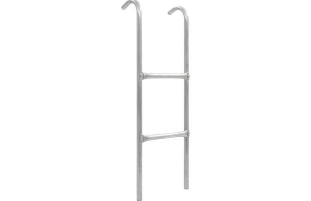 VidaXL Σκάλα Τραμπολίνου με 2 Σκαλιά 102.6cm από Ανοξείδωτο Ατσάλι - Ασημί