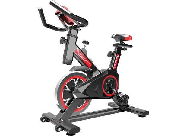 Ποδήλατο Γυμναστικής CleverFitBike Spin Bike 090020 - Μαύρο/ Κόκκινο
