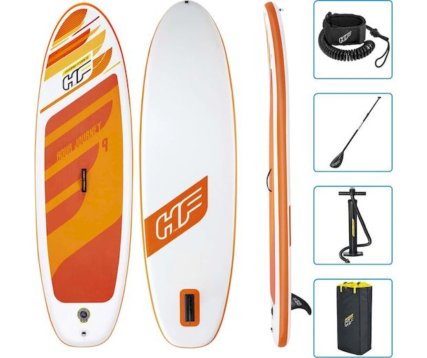 Φουσκωτή Σανίδα SUP Bestway Hydro-Force Aqua Journey 274x76x12cm - Πορτοκαλί