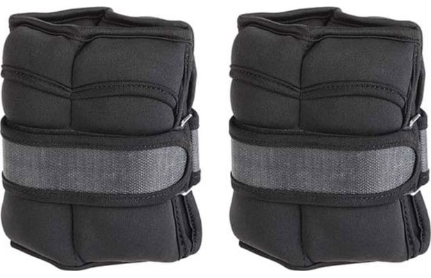 Βαράκια Άκρων 2 x 1.25 kg Σταθερού Βάρους Bakaji από Νεοπρένιο - Μαύρο