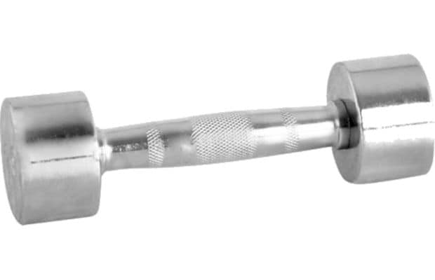 Βαράκι Στρογγυλό 8kg InSPORTline INS-3540 Μεταλλικό με Επίστρωση Χρωμίου - Ασημί