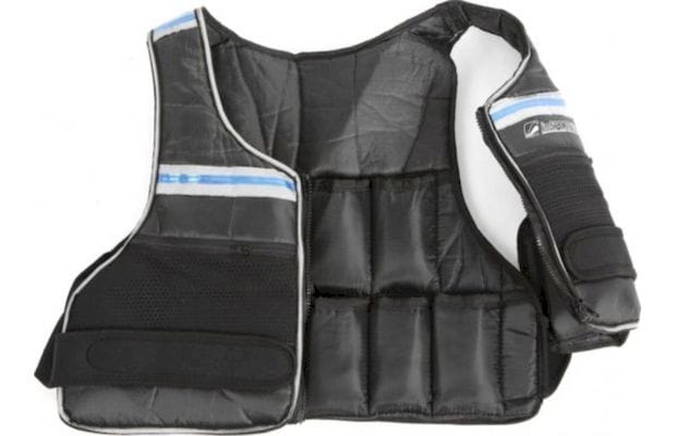 Γιλέκο 10kg Ρυθμιζόμενου Βάρους InSPORTline INS-3537 με 20x0.5kg Αφαιρούμενα Βάρη - Μαύρο