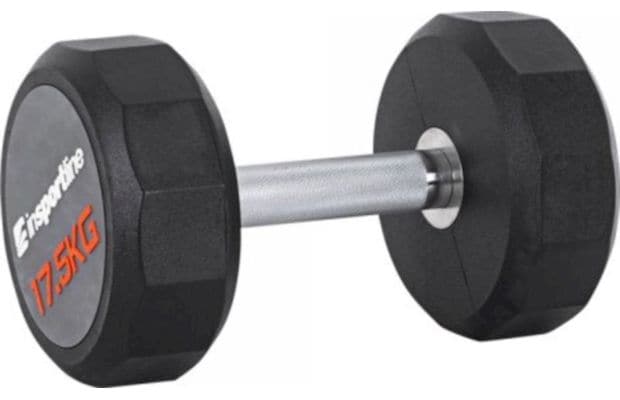 Βαράκι Πολυγωνικό 17.5kg InSPORTline Profi CPU INS-21666 από Ατσάλι & TPU - Μαύρο