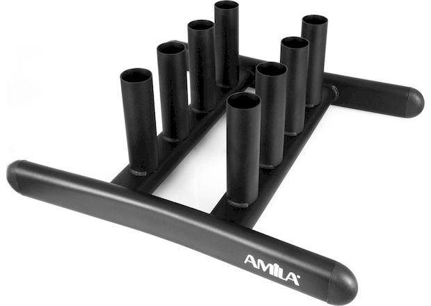 Βάση για 8 Μπάρες Βαρών Amila 91353 Επιδαπέδια 70x63x26cm