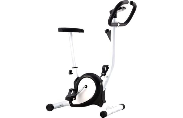 Ποδήλατο Γυμναστικής VidaXL Όρθιο - Λευκό/Μαύρο