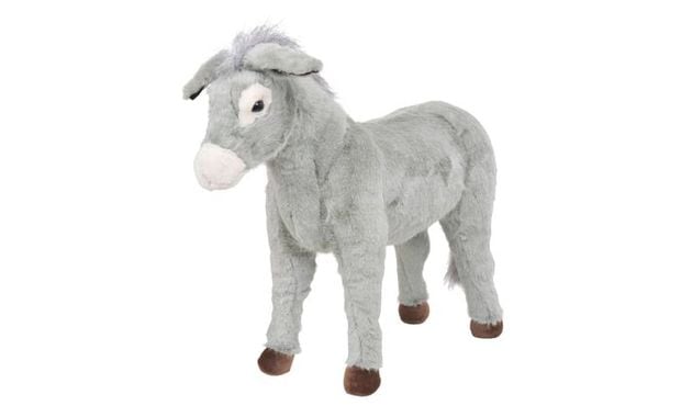 Λούτρινο VIDAXL Γάιδαρος XXL Σε Όρθια Στάση Γκρι