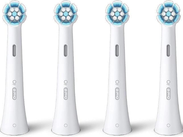 Ανταλλακτικές Κεφαλές ORAL-B iO GENTLE CARE 4 Τμχ για Ηλεκτρική Οδοντόβουρτσα Λευκό