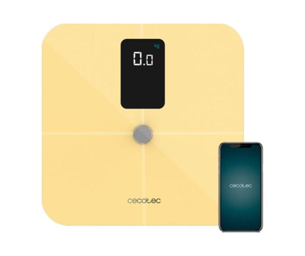 Ψηφιακή Ζυγαριά Σώματος CECOTEC CEC-04263  Με Λιπομέτρηση Κίτρινο