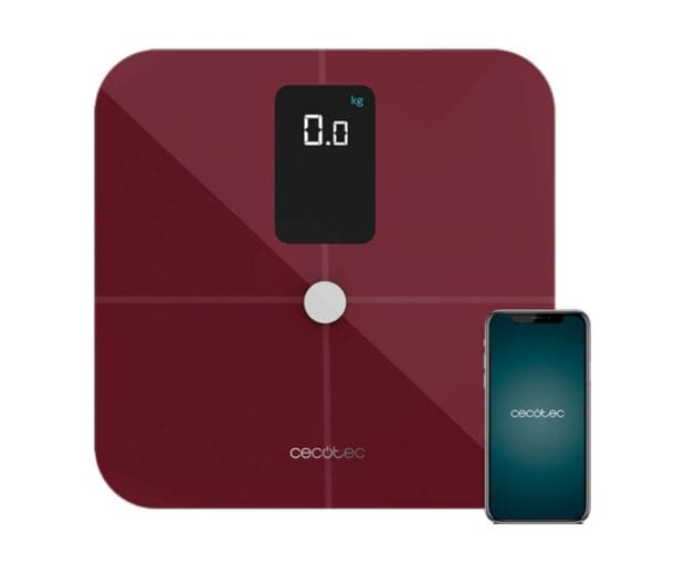 Ψηφιακή Ζυγαριά Σώματος CECOTEC CEC-04261 Με Λιπομέτρηση Μπορντό