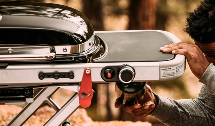 Ψησταριά Υγραερίου WEBER Traveler με 1 Εστία Μαύρο Ψησταριά Υγραερίου WEBER Traveler με 1 Εστία Μαύρο