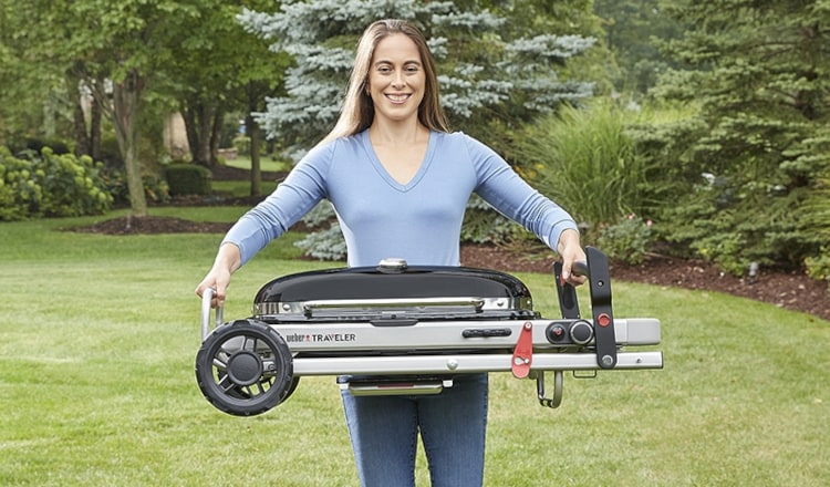 Ψησταριά Υγραερίου WEBER Traveler με 1 Εστία Μαύρο Ψησταριά Υγραερίου WEBER Traveler με 1 Εστία Μαύρο