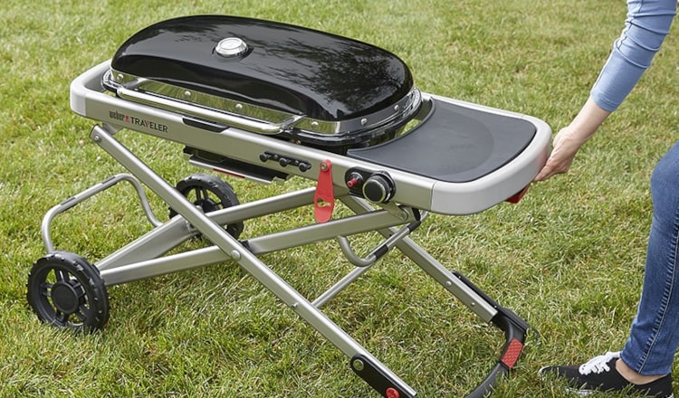 Ψησταριά Υγραερίου WEBER Traveler με 1 Εστία Μαύρο Ψησταριά Υγραερίου WEBER Traveler με 1 Εστία Μαύρο