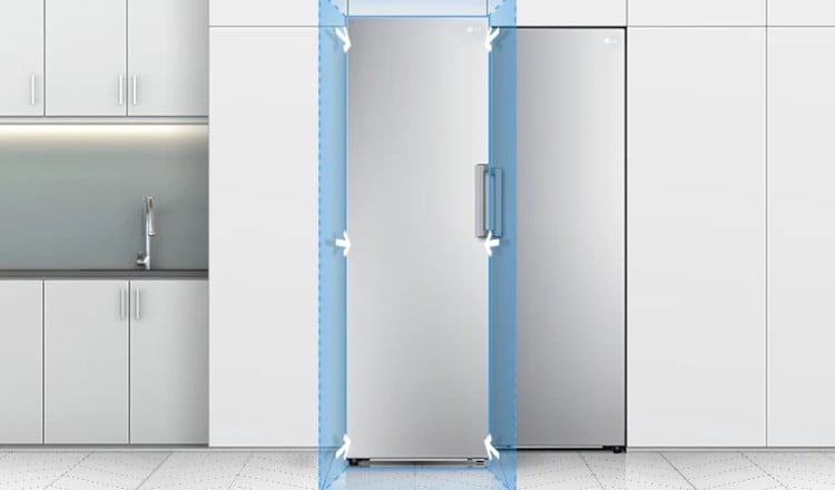 LG Καταψύκτης GFE41PZGSZ & Ψυγείο GLT51PZGSZ Combo Thor Inox