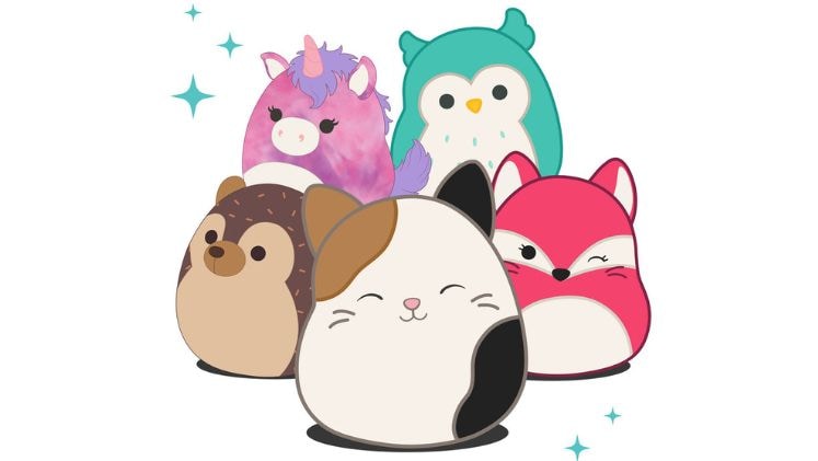 Squishmallows Λούτρινα Παιχνίδια