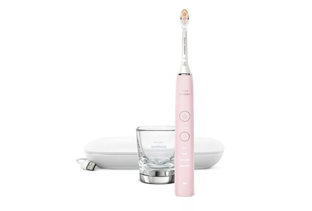 Σετ Ηλεκτρικές Οδοντόβουρτσες PHILIPS Sonicare DiamondClean 9000 HX9914/57 - Μαύρο/Ροζ Χρυσό