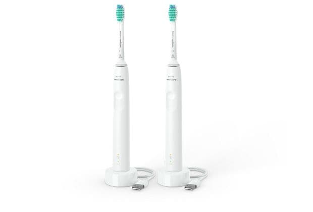 Σετ Ηλεκτρικές Οδοντόβουρτσες PHILIPS Sonicare 3100 Series - Μαύρο/Ροζ