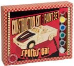 Ξύλινη Κατασκευή Sports Car Construction Kit & Paint Set
